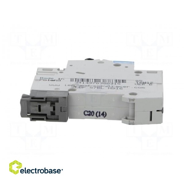 Circuit breaker | 230VAC | Inom: 20A | Poles: 1 | DIN | Charact: C | 6kA image 5