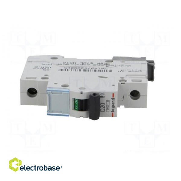 Circuit breaker | 230VAC | Inom: 20A | Poles: 1 | DIN | Charact: C | 6kA image 9