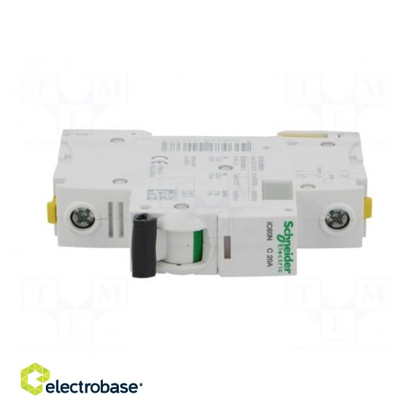 Circuit breaker | 230VAC | Inom: 20A | Poles: 1 | Charact: C | 6kA | IP20 image 9