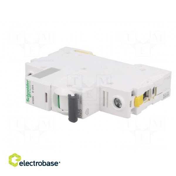 Circuit breaker | 230VAC | Inom: 25A | Poles: 1 | DIN | Charact: B | 6kA image 2