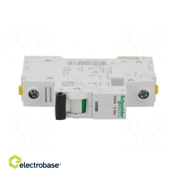 Circuit breaker | 230VAC | Inom: 25A | Poles: 1 | DIN | Charact: C | 6kA image 9