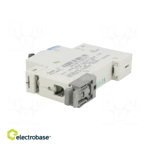 Circuit breaker | 230VAC | Inom: 25A | Poles: 1 | DIN | Charact: D | 6kA image 4