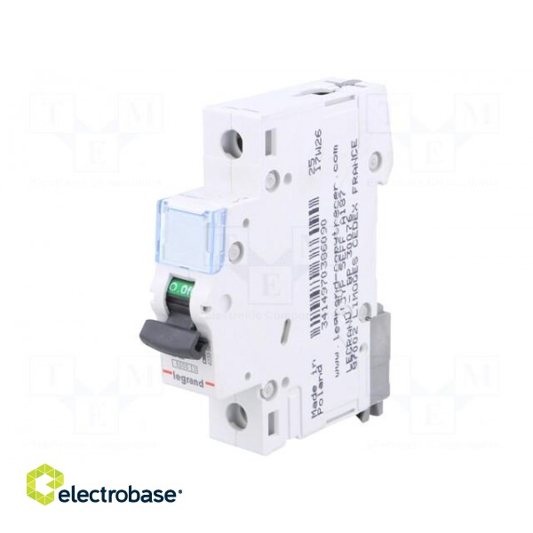 Circuit breaker | 230VAC | Inom: 2A | Poles: 1 | DIN | Charact: B | 6kA image 1