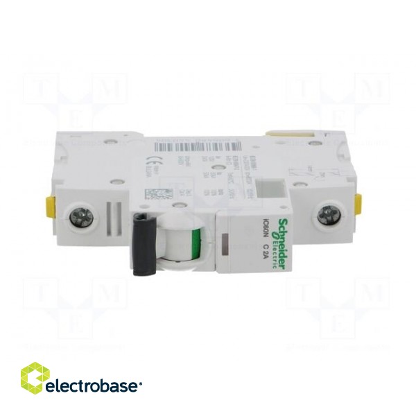 Circuit breaker | 230VAC | Inom: 2A | Poles: 1 | DIN | Charact: C | 6kA image 9