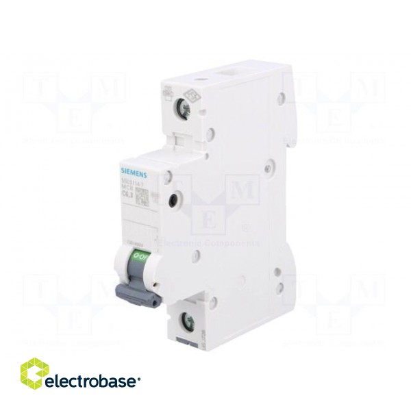 Circuit breaker | 230VAC | Inom: 300mA | Poles: 1 | DIN | Charact: C | 6kA image 1