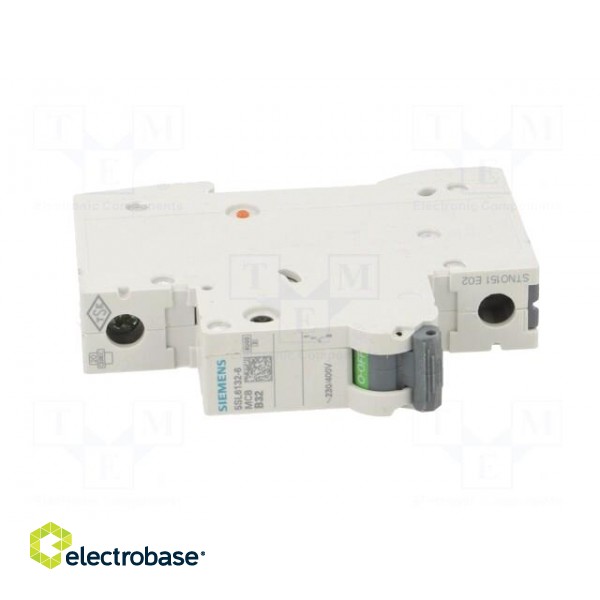 Circuit breaker | 230VAC | Inom: 32A | Poles: 1 | Charact: B | 6kA | IP20 image 9