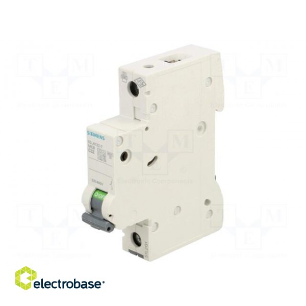 Circuit breaker | 230VAC | Inom: 32A | Poles: 1 | Charact: C | 6kA | IP20 image 1