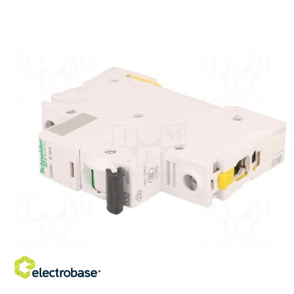 Circuit breaker | 230VAC | Inom: 32A | Poles: 1 | Charact: B | 6kA | IP20 image 2