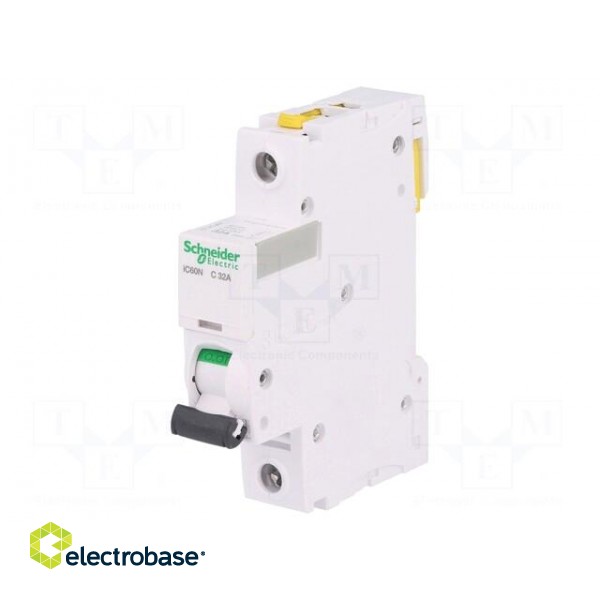 Circuit breaker | 230VAC | Inom: 32A | Poles: 1 | DIN | Charact: C | 6kA image 1