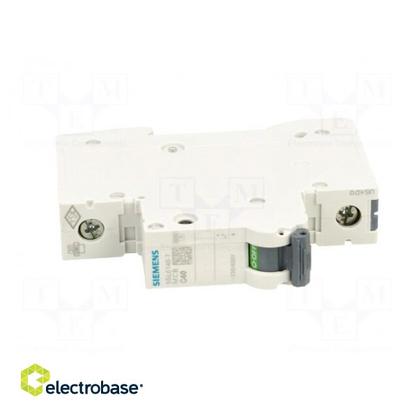 Circuit breaker | 230VAC | Inom: 40A | Poles: 1 | Charact: C | 6kA | IP20 image 9