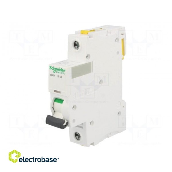 Circuit breaker | 230VAC | Inom: 4A | Poles: 1 | DIN | Charact: B | 6kA image 1