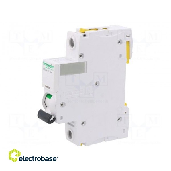 Circuit breaker | 230VAC | Inom: 50A | Poles: 1 | Charact: B | 6kA | IP20 image 1