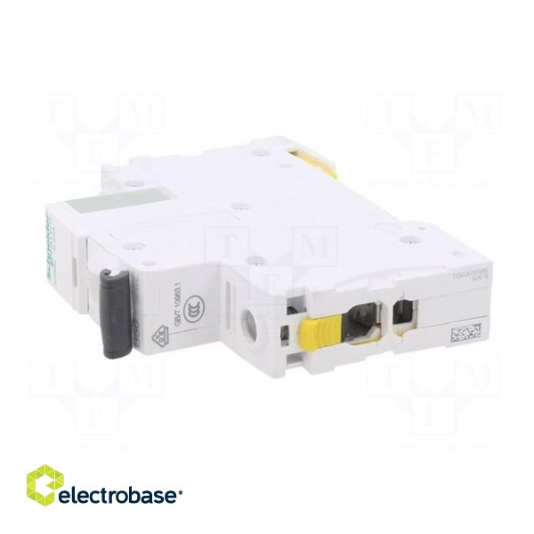 Circuit breaker | 230VAC | Inom: 50A | Poles: 1 | Charact: B | 6kA | IP20 image 2