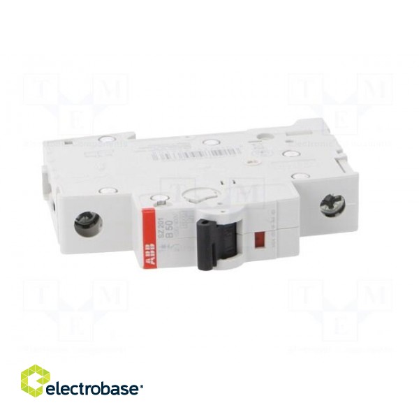 Circuit breaker | 230VAC | Inom: 50A | Poles: 1 | DIN | Charact: B | 6kA image 9