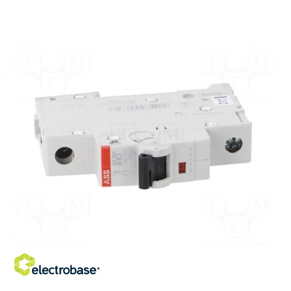 Circuit breaker | 230VAC | Inom: 63A | Poles: 1 | DIN | Charact: B | 6kA image 9
