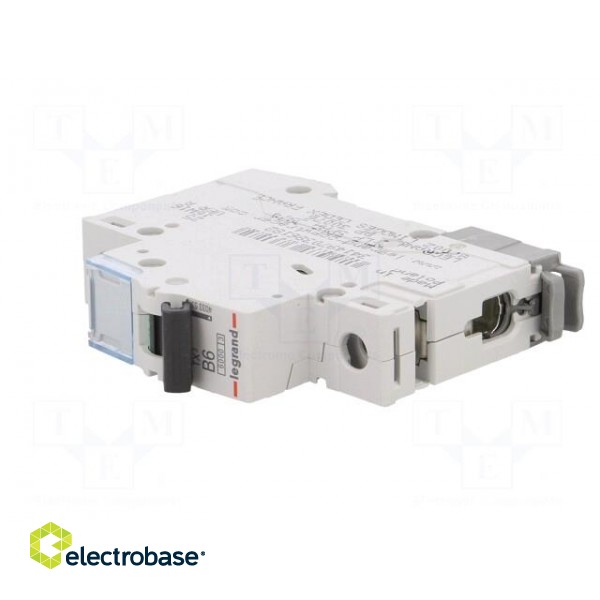 Circuit breaker | 230VAC | Inom: 6A | Poles: 1 | DIN | Charact: B | 6kA image 2