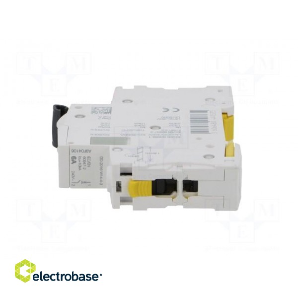 Circuit breaker | 230VAC | Inom: 6A | Poles: 1 | DIN | Charact: C | 6kA image 3