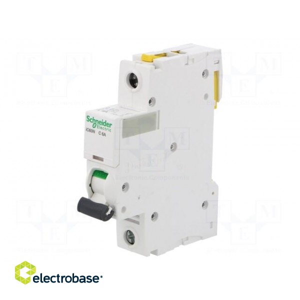 Circuit breaker | 230VAC | Inom: 6A | Poles: 1 | DIN | Charact: C | 6kA image 1