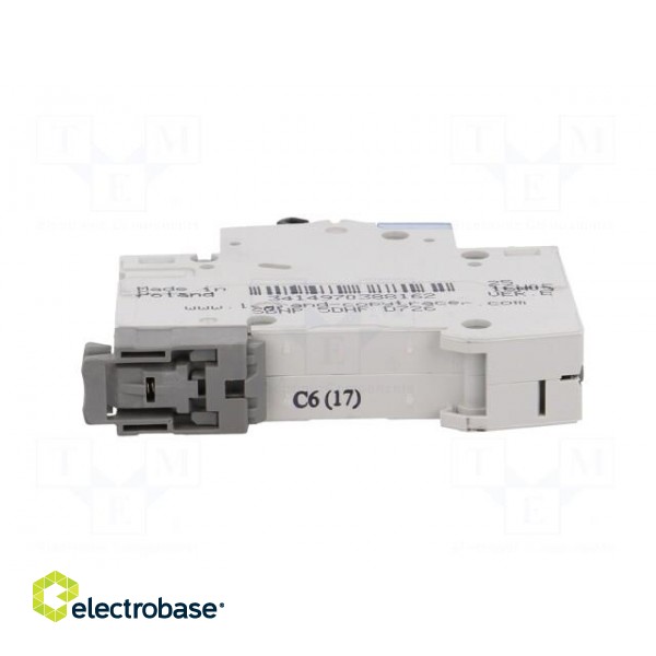 Circuit breaker | 230VAC | Inom: 6A | Poles: 1 | for DIN rail mounting image 5