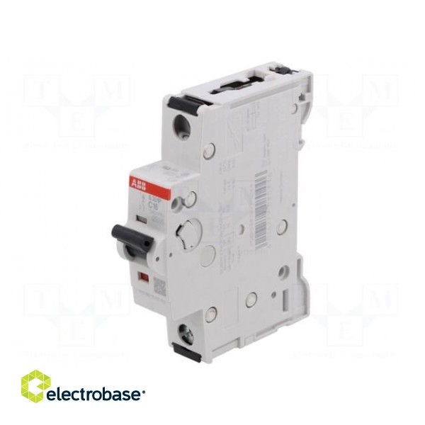 Circuit breaker | 240VAC | Inom: 16A | Poles: 1 | Charact: C | 25kA | IP20 image 1