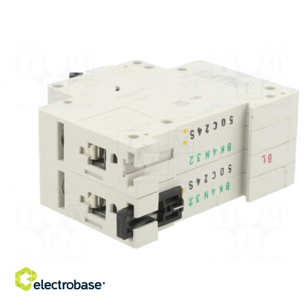 Circuit breaker | 250VDC | Inom: 50A | Poles: 2 | Charact: C | 10kA | IP20 image 4