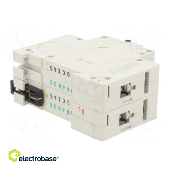 Circuit breaker | 250VDC | Inom: 50A | Poles: 2 | Charact: C | 10kA | IP20 image 6