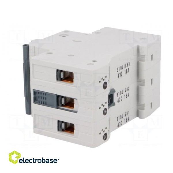 Circuit breaker | 400VAC | Inom: 10A | Poles: 3 | DIN | Charact: B | 6kA фото 4