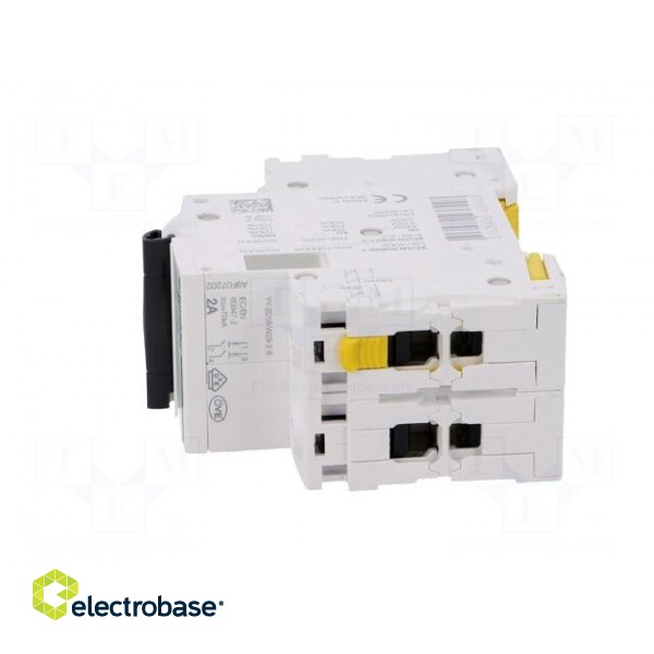 Circuit breaker | 400VAC | Inom: 2A | Poles: 2 | for DIN rail mounting image 3