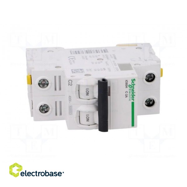 Circuit breaker | 400VAC | Inom: 2A | Poles: 2 | for DIN rail mounting image 9