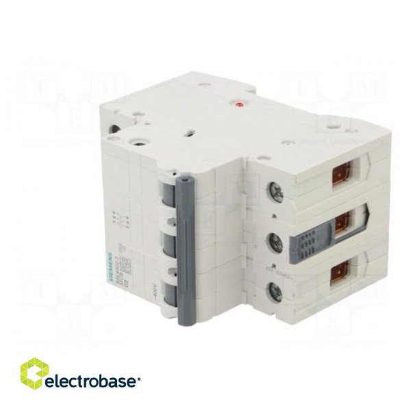 Circuit breaker | 400VAC | Inom: 2A | Poles: 3 | for DIN rail mounting image 2