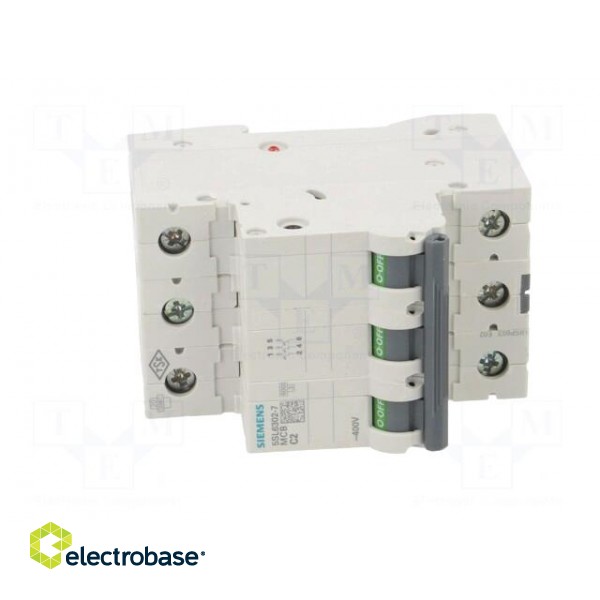 Circuit breaker | 400VAC | Inom: 2A | Poles: 3 | for DIN rail mounting image 9