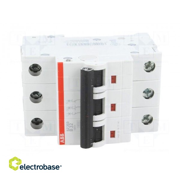 Circuit breaker | 400VAC | Inom: 32A | Poles: 3 | DIN | Charact: B | 6kA image 9