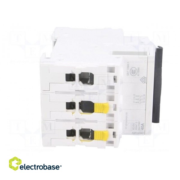 Circuit breaker | 400VAC | Inom: 40A | Poles: 3 | DIN | Charact: C | 6kA фото 7