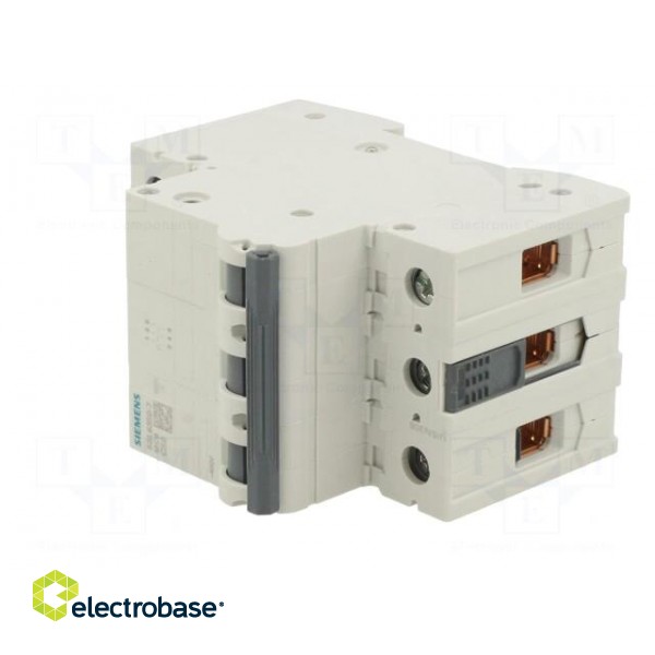 Circuit breaker | 400VAC | Inom: 50A | Poles: 3 | Charact: C | 6kA | IP20 фото 2