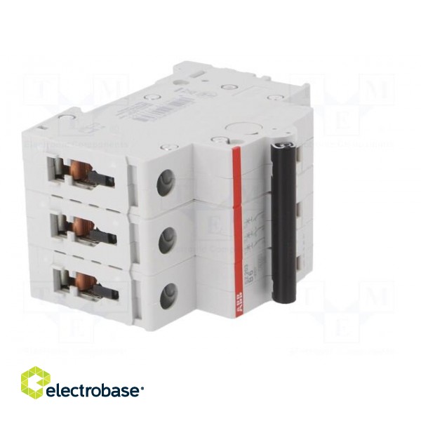 Circuit breaker | 400VAC | Inom: 6A | Poles: 3 | DIN | Charact: B | 6kA image 8