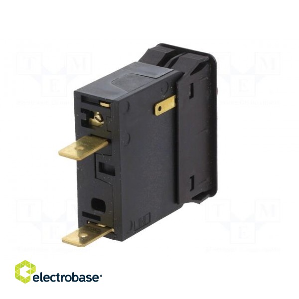 Circuit breaker | Urated: 240VAC | 32VDC | 16A | SPST | Poles: 1 | SNAP-IN image 6
