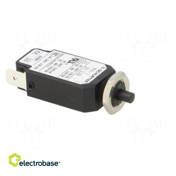 Circuit breaker | Urated: 240VAC | 48VDC | 0.4A | SPST | Poles: 1 | screw image 8