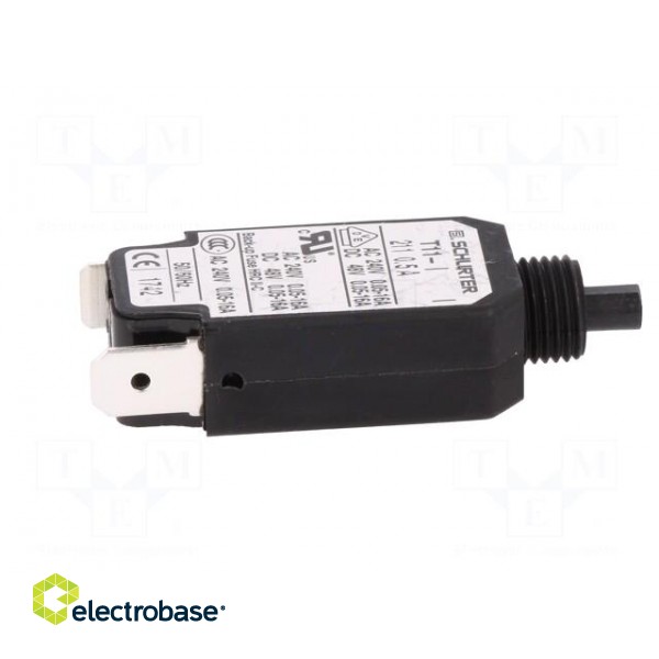 Circuit breaker | Urated: 240VAC | 48VDC | 0.5A | SPST | Poles: 1 | screw image 7