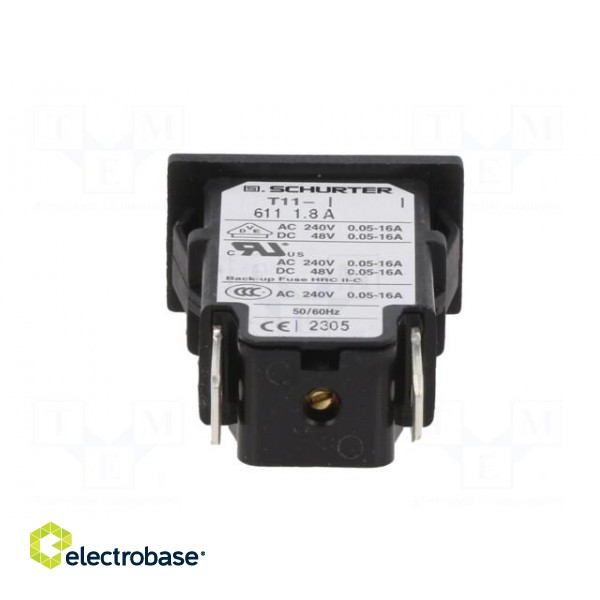 Circuit breaker | Urated: 240VAC | 48VDC | 1.8A | SPST | Poles: 1 | MCB image 5