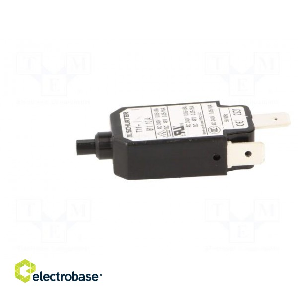 Circuit breaker | Urated: 240VAC | 48VDC | 10A | SPST | Poles: 1 | DROP-IN image 3