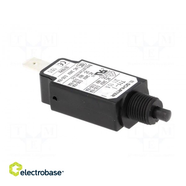 Circuit breaker | Urated: 240VAC | 48VDC | 10A | SPST | Poles: 1 | screw image 8