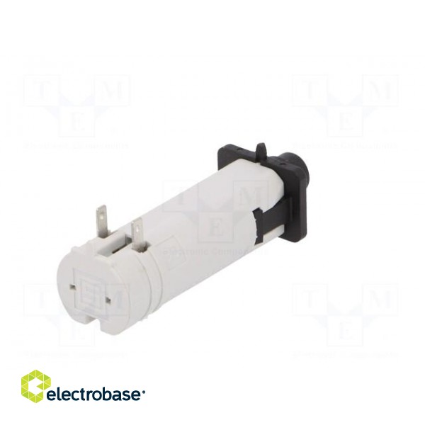Circuit breaker | Urated: 240VAC | 48VDC | 10A | SPST | Poles: 1 | SNAP-IN image 6