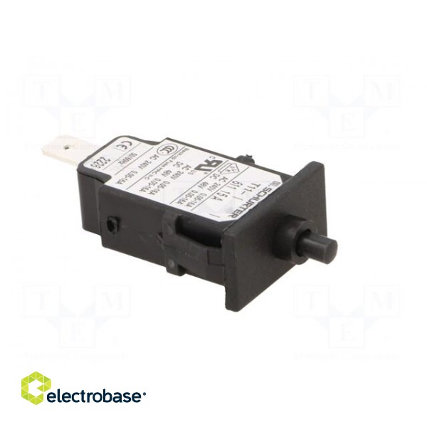 Circuit breaker | Urated: 240VAC | 48VDC | 15A | SPST | Poles: 1 | SNAP-IN image 8