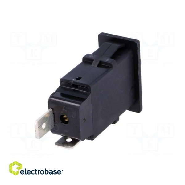Circuit breaker | Urated: 240VAC | 48VDC | 16A | SPST | Poles: 1 | SNAP-IN image 6