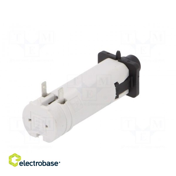 Circuit breaker | Urated: 240VAC | 48VDC | 3A | SPST | Poles: 1 | SNAP-IN image 6