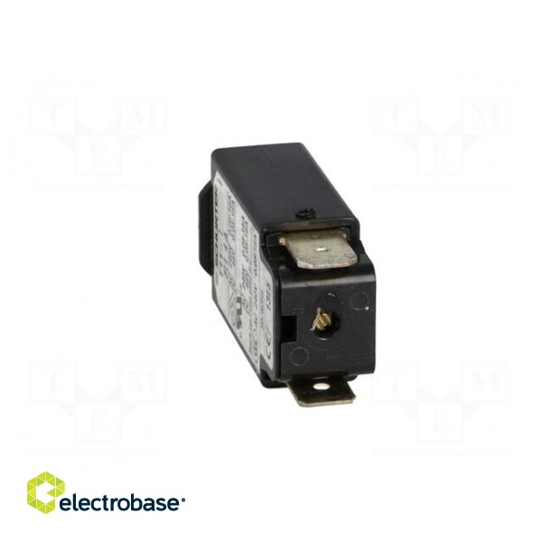 Circuit breaker | Urated: 240VAC | 48VDC | 4A | SPST | Poles: 1 | screw image 5