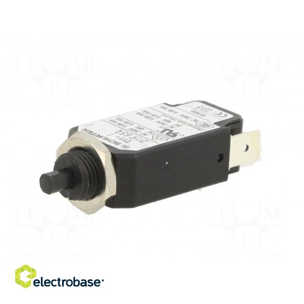 Circuit breaker | Urated: 240VAC | 48VDC | 6.5A | SPST | Poles: 1 | screw image 2