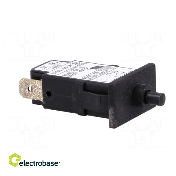 Circuit breaker | Urated: 240VAC | 48VDC | 6A | SPST | Poles: 1 | SNAP-IN image 8