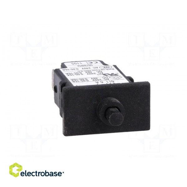 Circuit breaker | Urated: 240VAC | 48VDC | 6A | SPST | Poles: 1 | SNAP-IN image 9