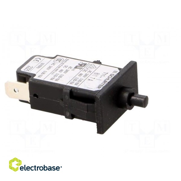 Circuit breaker | Urated: 240VAC | 48VDC | 7A | SPST | Poles: 1 | SNAP-IN image 8